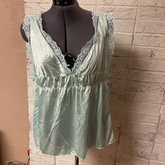Vintage Apostrophe Blue Nightie XSM - Picture 2 of 9